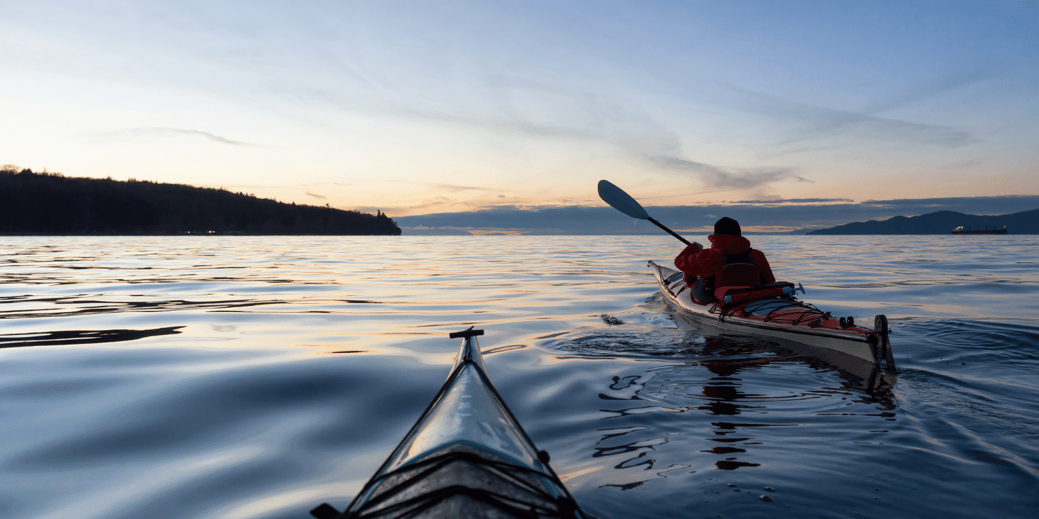 Kayaking on Arenal Lake